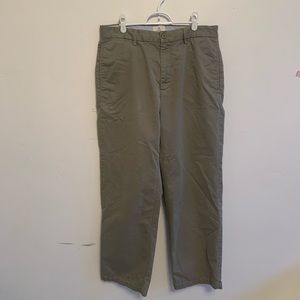 Gap khaki gray green relaxed fit